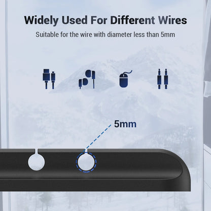 L16 kabel organizer silikon usb wickler desktop aufgeräumt management clips halter für maus kopfhörer kabel