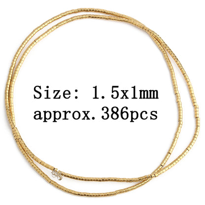 AAA+ Retention Farbe Natürliche vergoldete Hämatit Perle Herz Runde Stern Spacer Lose Perlen für Schmuck Machen DIY Charm Armband