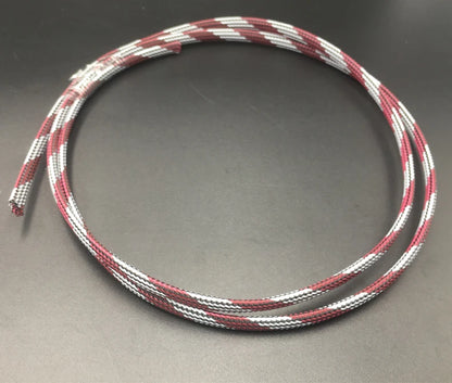 4mm Golden Clear Colorful High Density Mesh Guard RC Car Expandable Nylon Snakeskin Braid PET Protect Sheath Wire Cable Sleeve