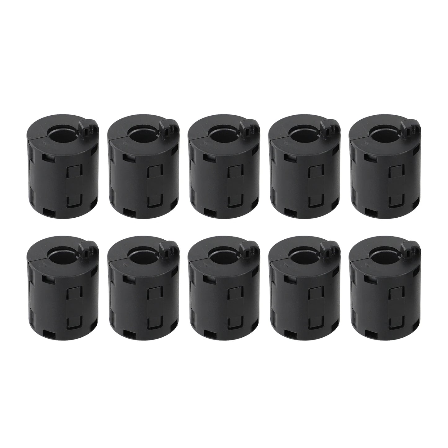 10PCS Ferrit Ring Schwarz Clip-On Ferrit Ring Noise Suppressor Kabel Klemme 13mm Ferrit Kern Schnur ring Noise Filter Draht Kabel