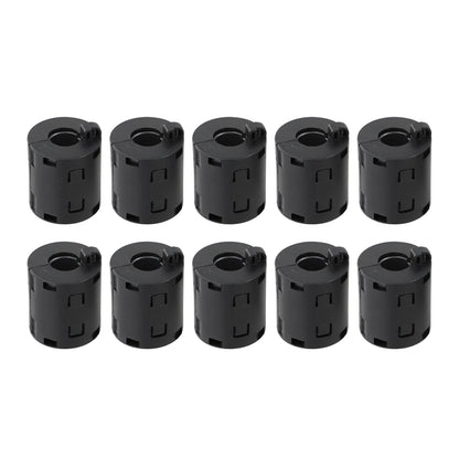 10PCS Ferrit Ring Schwarz Clip-On Ferrit Ring Noise Suppressor Kabel Klemme 13mm Ferrit Kern Schnur ring Noise Filter Draht Kabel