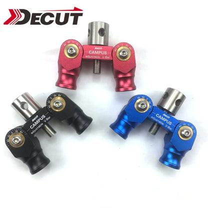 DECUT Archery V-Bar-Stabilisator-Komponenten, doppelte V-Bar, verstellbare Balance-Stange, stoßfeste Stangenverbindungs-Basis