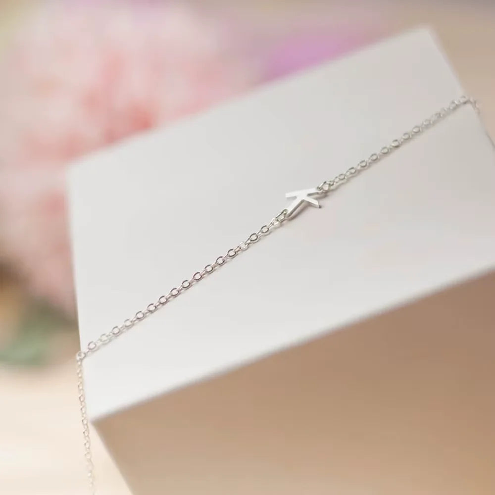 Lemegeton Personal isierte erste Halskette Edelstahl Schmuck A-Z Brief Anhänger mit Haustier Pfote Klee Symbol Halskette Geschenke