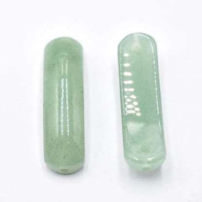 Wholesale10pcs/lot Natürlicher Fluorit Stein Kristall Stecker Anhänger Mode Armband Halskette Zubehör für Schmuckherstellung