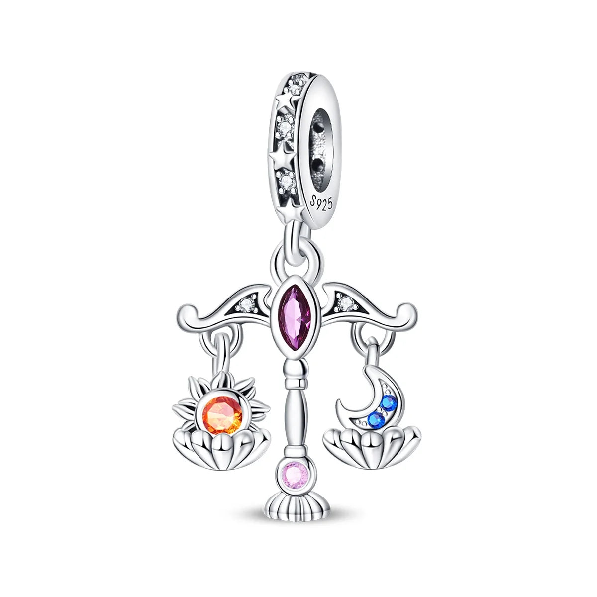 Geheimnisvoller Charm-Anhänger aus 925er-Sterlingsilber mit Hexen- und Tarotkarten-Spielkarten, passend für DIY-Armbänder, Halsketten, die als Glücksgeschenk wünscht
