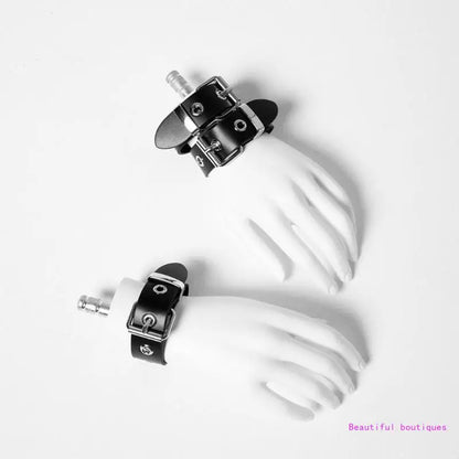 Punk Bracelets Men Women Retro Bracelet Adjustable Wrist Belt Buckle Style Cuff Bangle Bracelet for Men