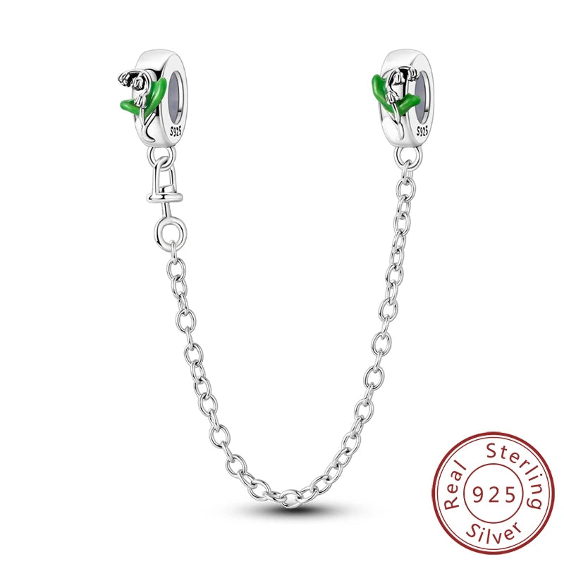 Frühling Charms Perlen Anhänger 925 Sterling Silber Blume Schmetterling Libelle Pilz Charms Fit Armband Frau Mann DIY Schmuck