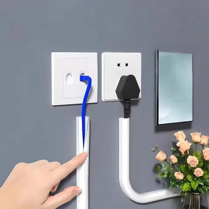 1PC 1/2/3/5m TV Kabel Management Kabel Hider Kabel Organizer Raceway Kit System Abdeckungen Kabel PVC Kabelkanal Kabelhülsen