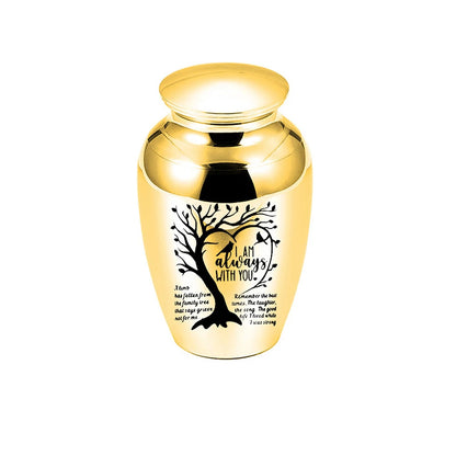 Small urns for human ashes, keepsake urns for ashes, tree of life, cremation urns for mom, dad, small burial urn, memorial urns