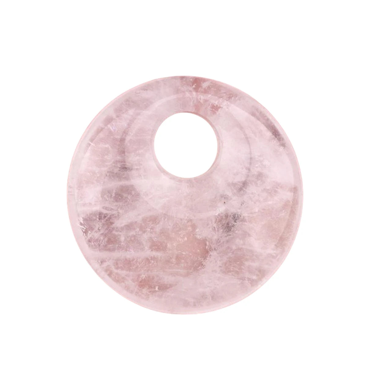 Gelbes Tigerauge, 30 mm, Donut-Edelstein-Charms für die Herstellung von Schmuck, 8 mm Loch, Polieren, runder Glücksmünzenschutz, Sicherheit, Heilung