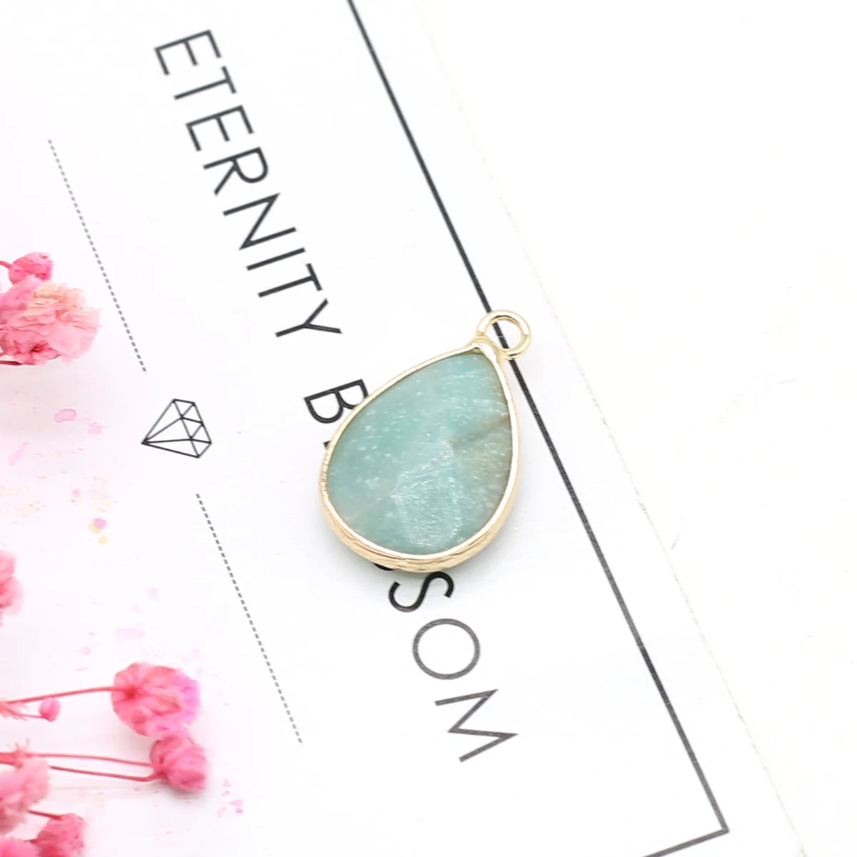 Multishape Natürliche Amazonites Anhänger Charms Natürliche Blaue Stein Stecker für Die DIY Jewerly Halskette Armband Zubehör