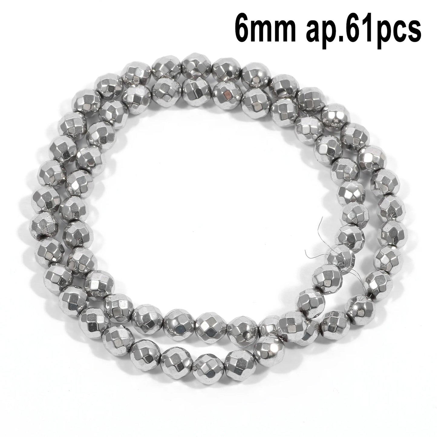 Großhandel AAA Rhodium Hämatit Perlen Charms Herz Stern Rohr Facettierte Runde Unregelmäßige Geometrische Form Perlen Für Schmuck Machen