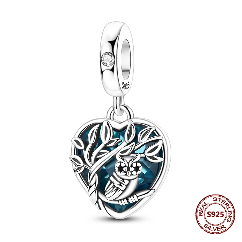 Teufelsaugen-Charm aus 925er Silber, Original-Hand der Fatima, blauer Zirkon, Kreuz, blaue Augen, passend für Armbänder, DIY-Herstellung von Schmuck, Geschenk