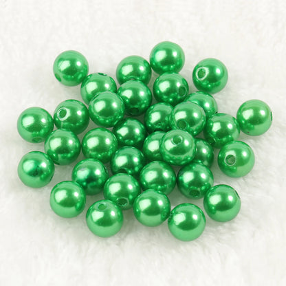 4mm 6mm 8mm 10mm Runde Imitation Perle Perlen Bunte Lose Kunststoff Acryl Spacer Perlen Für schmuck Machen Diy Armband Halskette