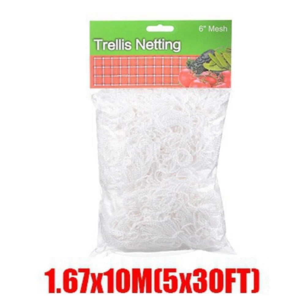 Kletternetz für Gartenbaupflanzen, gewebtes Netz aus Polyester, geeignet für andere Kletterpflanzen wie Tomaten, Bohnen, Trauben usw
