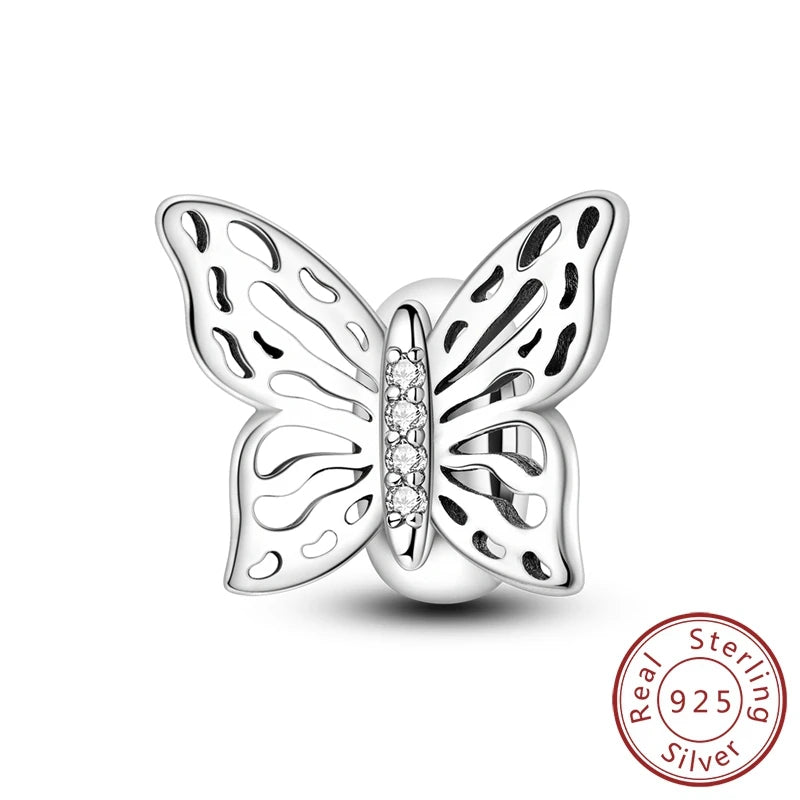Charm Heiße Verkäufe 925 Sterling Silber Charms Perlen CZ Pave Runde Clip Charms Fit Original Armband Halskette Charms Schmuck Geschenk
