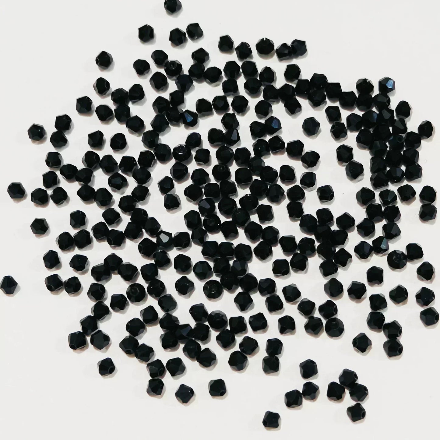 100pcs 4mm glänzende facettierte österreich Kristall perlen Bicone Perlen lose Spacer Perlen für Schmuck machen DIY Armband Halskette Anhänger