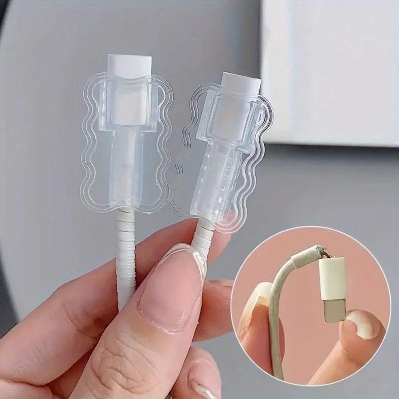 1/10 stücke Daten Kabel Schutz Ärmeln Anti Bruch Kabel Saver Flexible Ladegerät Kabel Wickler für iPhone Android Telefon Zubehör ﻿