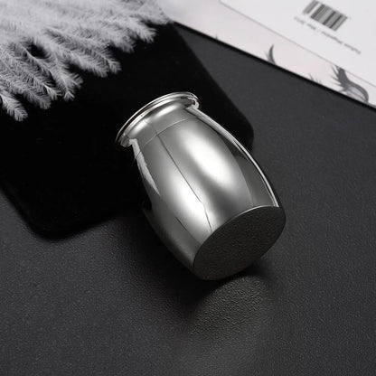 Small Keepsake Urns for Ashes Mini Cremation Urn for Ashes Aluminum Alloy Pets/Human Memorial Ashes-Your wings were ready..
