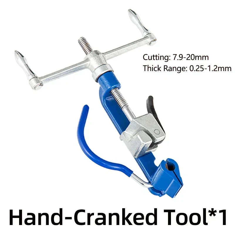 Schraube Typ Hand-gekröpft Bundle Tool Kabel Tie Gun Edelstahl Kabelbinder Zange für Breite 7,9-20mm Dicke 0,25-1,2mm