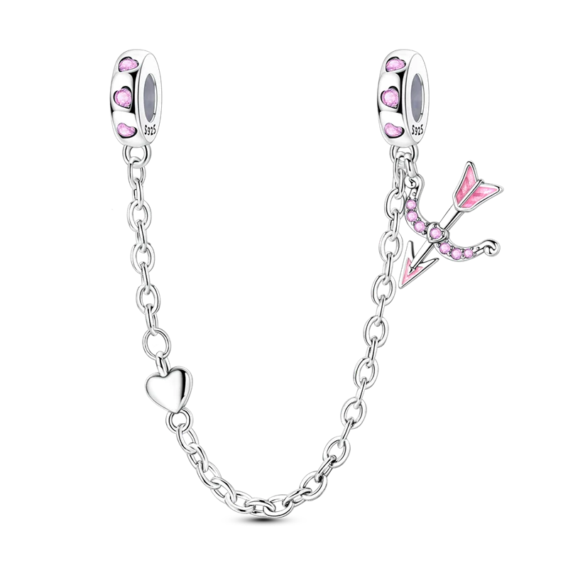 Sicherheitskette Libelle Schmetterling 925er Sterlingsilber Original Marienkäfer Kolibri Charm DIY Schmuckherstellung für Armband Armreif
