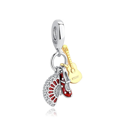 Original 100% 925 Sterling Silber Charm Bead Reise Taxi Motorrad Riesenrad Charms Fit Pandora Armbänder Frauen Diy Schmuck