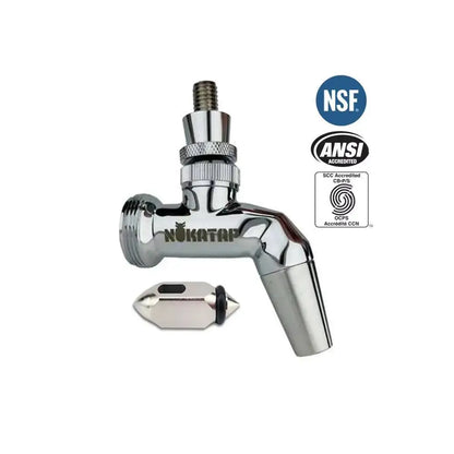Kostenloser Versand Kegland NukaTap Edelstahl Bier Wasserhahn Kommerziellen Veranstaltungsort Tap Bar Werkzeug Homebrew