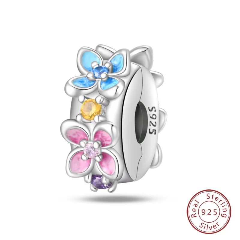 Passend für Qikaola 925 Original-Armbänder, blauer Zirkon, Eule, leuchtende Meeresschildkröte, Oktopus, 925er Silber, Charms, Perlen, DIY, Geburtstag, Schmuck, Geschenk
