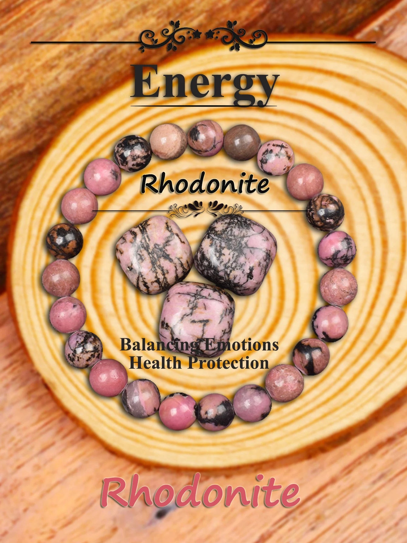 Natural African Bloodstone Beads Bracelet For Courage Protection Grounding Strength Energy Healing & Good Luck Vitality Jewelry