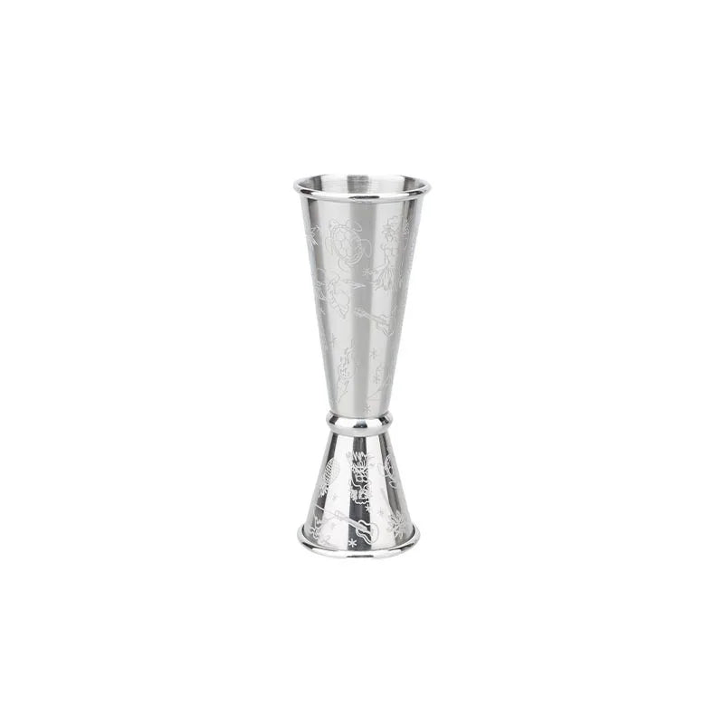 Edelstahl-Cocktail-Jigger, 30/60 ml, doppelseitiger Messbecher, Barkeeper, Werkzeug, Bar-Zubehör, Gold, Silber, Kupfer, 20/40 ml Becher