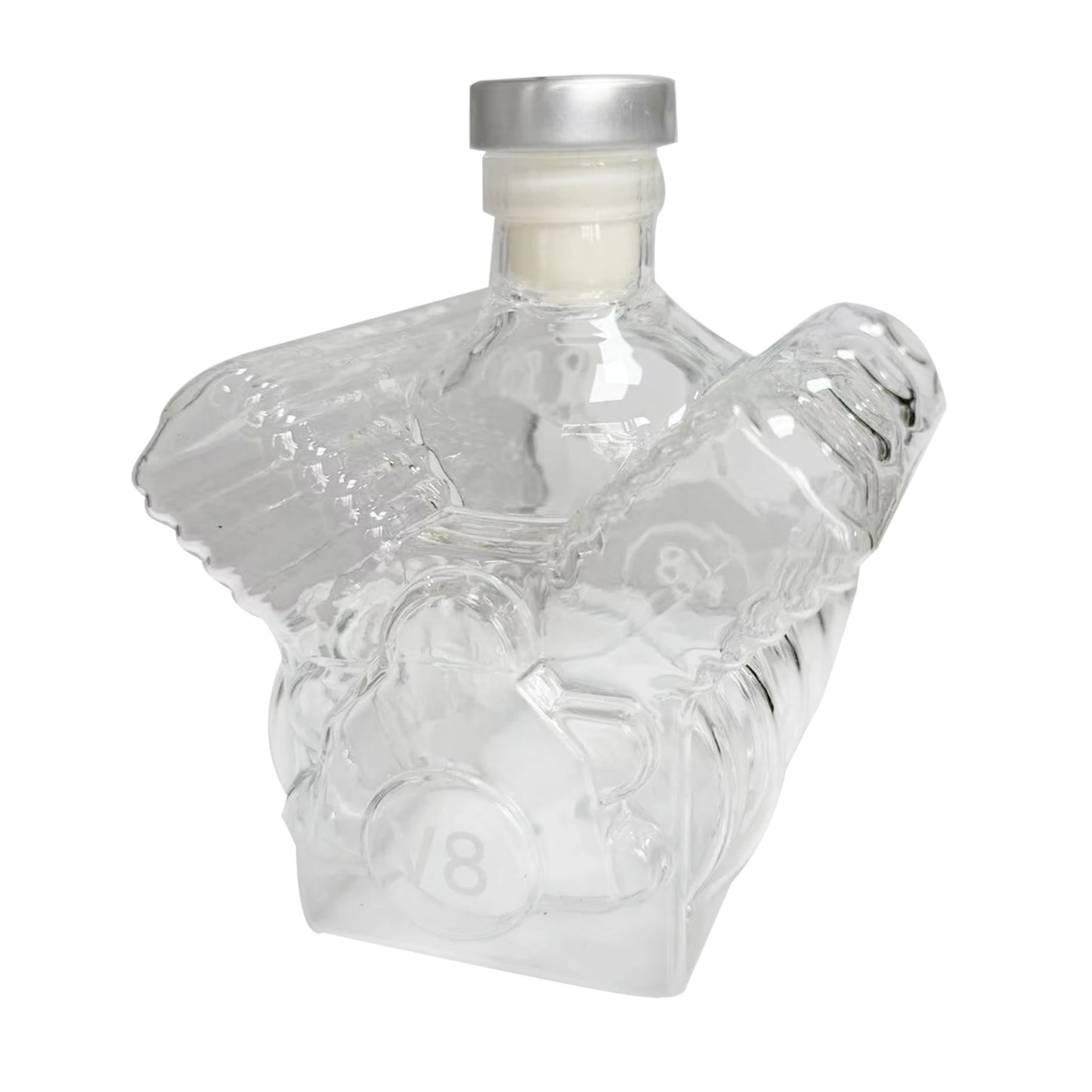 V8 Motoren Form Wein Dekanter Kristall Whisky Dekanter Kreative Alkohol Separator Dekanter Bar Gadgets für Tequila Bourbon Geschenk