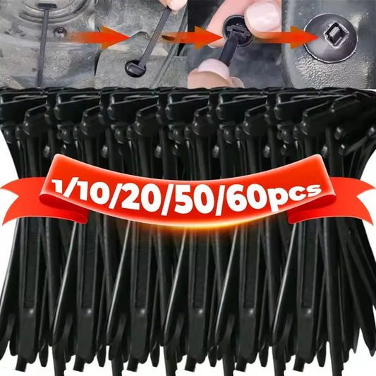 300/1PCS Universal Kabelbinder Schnalle Heavy Duty Selbstsichernde Nylon Kabelbinder Halter Für Auto Mehrzweck kunststoff Kabelbinder Werkzeug