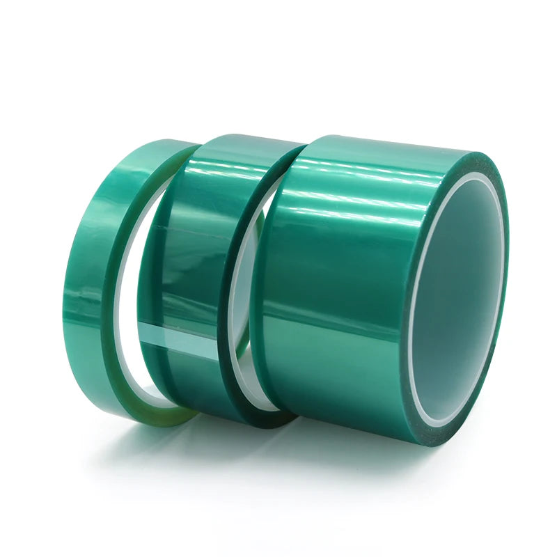 33 m/Rolle PET-Folienband, Hochtemperatur-PCB-Löten, SMT-Beschichtung, Abschirmung, hitzebeständiger Isolierschutz, grüne, spurlose Bänder