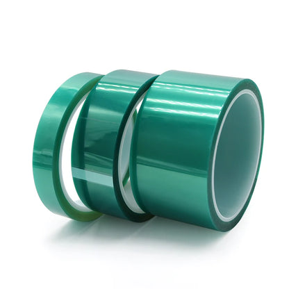 33 m/Rolle PET-Folienband, Hochtemperatur-PCB-Löten, SMT-Beschichtung, Abschirmung, hitzebeständiger Isolierschutz, grüne, spurlose Bänder