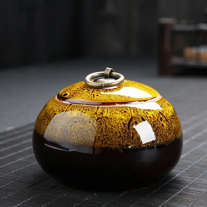 Ceramic Pet Urns Cremation, Dog Urns, Keepsake, Small Ash Box, Coffin Souvenir, Personalized Color, Funeral Home Decoration