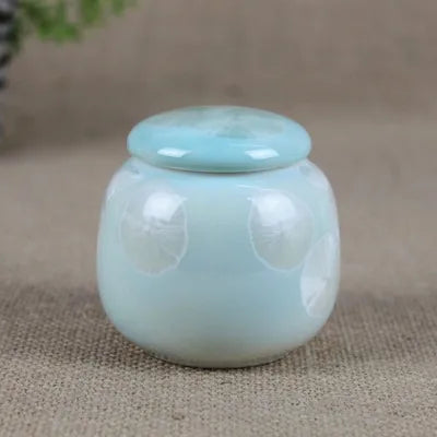 Pet memorial urn for human ashes, personalized pet urn for human cremation, small dog pet, Japanese mourning urn for ashes
