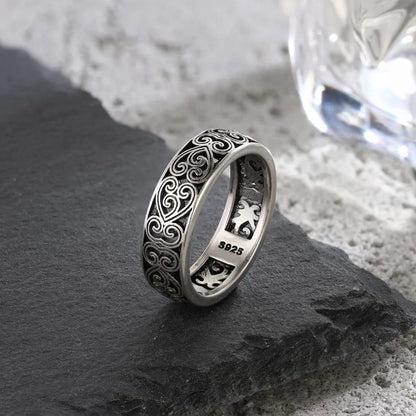 Luxuriöse Ringe aus 925er Silber für Herren und Damen, Paarringe, Modeschmuck, Party, Geburtstag, Geschenke