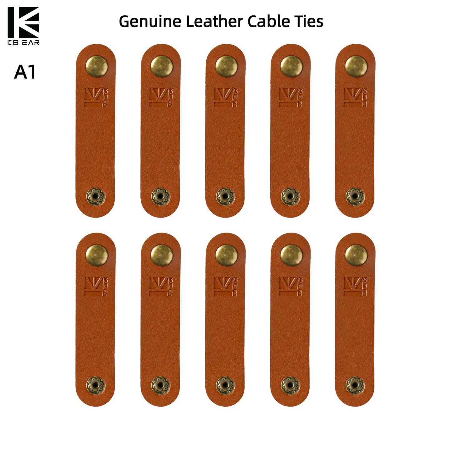 1/2/3/5/10PCS Echtes Leder Kabelbinder KBEAR A1 Wickler Kopfhörer kabel Draht Organizer Kabel Halter Für iphone samsung USB daten