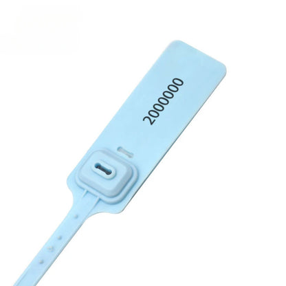 100PCS Anti-Diebstahl Draht Dichtungen Länge 30cm Einweg Kunststoff Dichtungen Selbstsichernde Kabelbinder Maquina De Descascar Fio
