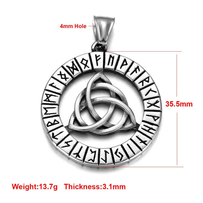Edelstahl Viking Nordischer Anhänger für Halskette DIY Zubehör Schmuckherstellung Erkenntnisse Männer Charm Supplies Punk Axt