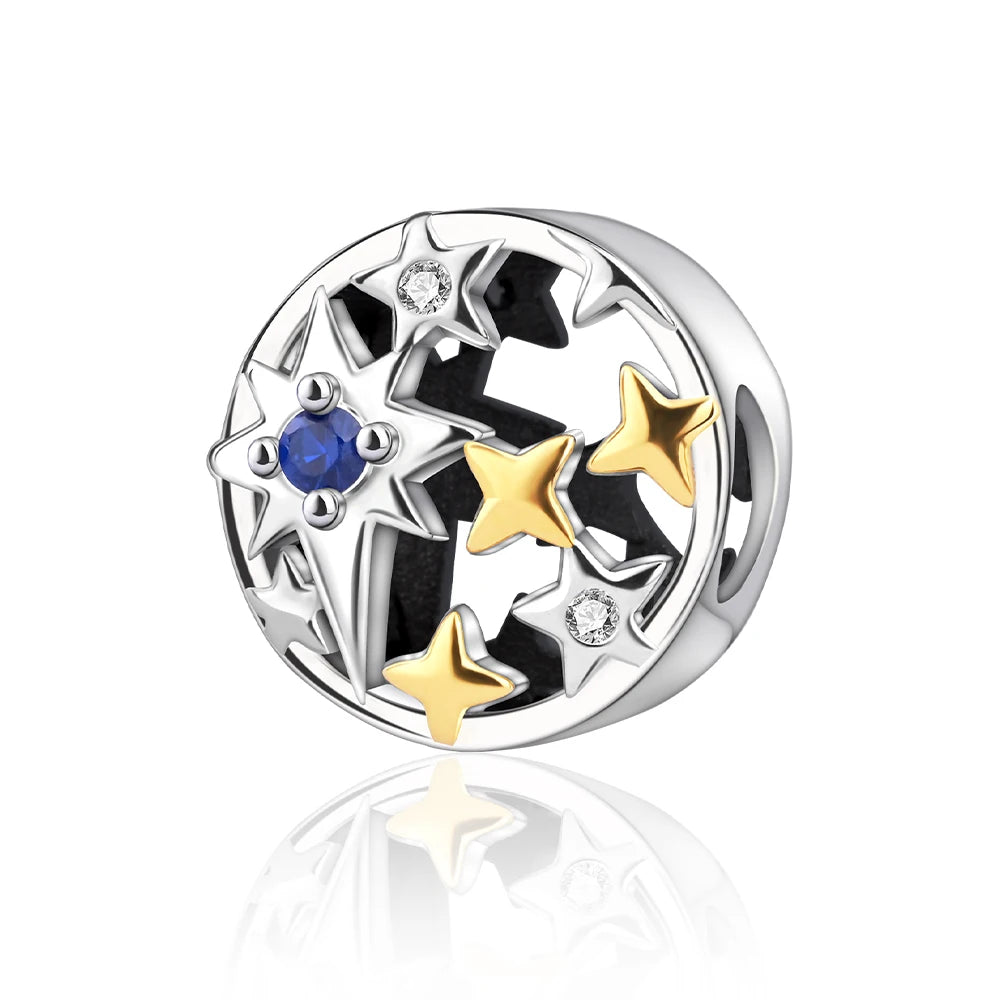 Heißer Verkauf 925er Sterlingsilber Raumschiff-Perlen und Kosmonauten-Anhänger, passend für exquisite Armbänder, schöne Schmuck-Accessoires, Geschenke