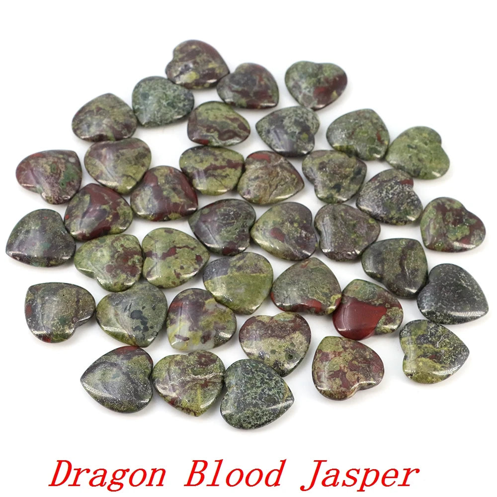Viele Großhandel Edelstein Herzform LIEBE 20 MM Natürliche Kristall Amethyst Achat Perle Heilung Reiki Naturstein Geschenk Liefert