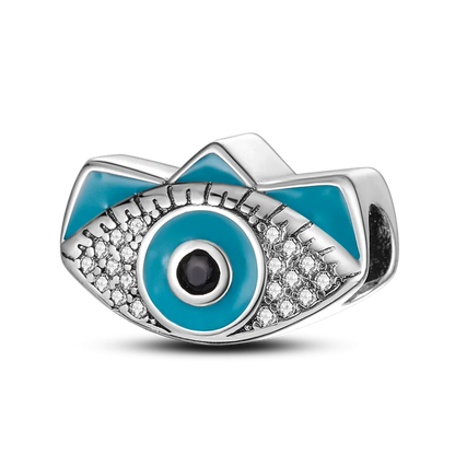 Heißer Verkauf 925 Silber Farbe Evil Eye Charm Dämon Auge Perle Für Original Armband & Armreif DIY Machen Mode Schmuck geschenk