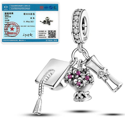 Charms aus 925er-Sterlingsilber, bunt, Sonnenblume, Hund, Jungen, Geschenkartikel, Schmetterling, Flugzeug, Erde, passend für Original-Anhänger, Schmuck, Make-up