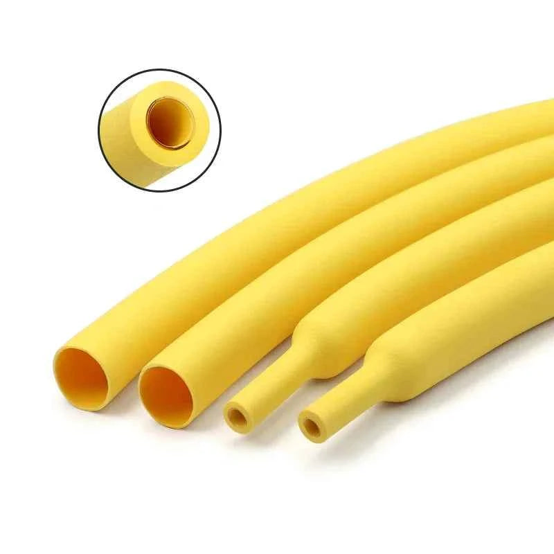 1M mit Klebstoff, doppelwandiger 3:1-Wärmeschrumpfschlauch, 1,6/2,4/3,2/4,8/6,4/7,9/9,5/12,7/30/50 mm, schrumpfbarer Schlauch, selbstklebende Drahtummantelung