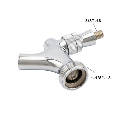Homebrew Chrom Poliert Fassbier Wasserhahn-Keg Tippen Kegerator Auslauf