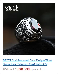 BEIER 2017 Einzigartige Schmuck Edelstahl Biker Adler Ring Mann Hohe Qualität USA Freien Tier Jewerly BR8-299