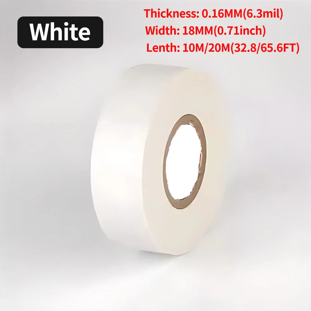 10/50/100 Rollen 10 m/20 m farbiges elektrisches Isolierband, elektrische Verkabelung sicher mit PVC-Vinyl für den Innen- und Außenbereich, zum Binden