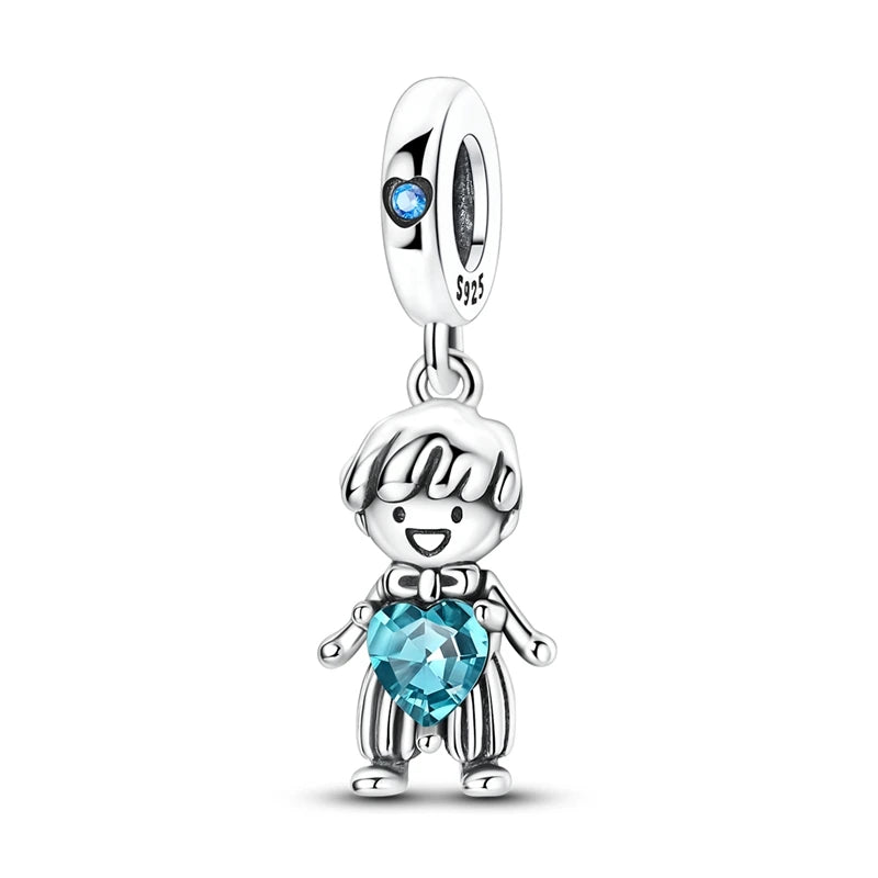 Neue Original 925 Silber Sterling Charms Perlen Anhänger Katze Hund Löwe Tiger Mädchen Junge Charms Fit Armband Frau Mode Schmuck Geschenk