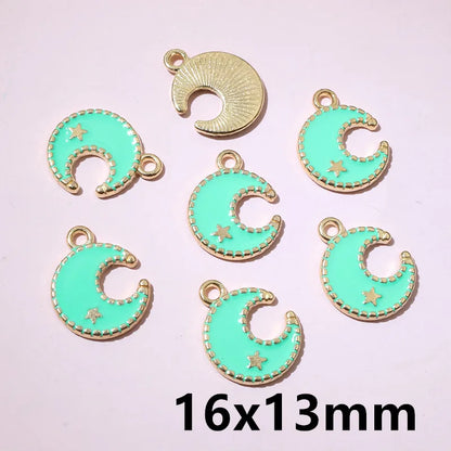 20 Stück 15 x 12 mm Emaille doppelseitig hohle Herz Charms Anhänger DIY Schmuckherstellung Zubehör für Armband Ohrringe Halskette